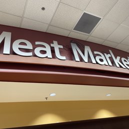 meat market sign meat market sign