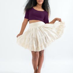 Sweet Skins Hemp - Our Beautiful Plum Crop Top!