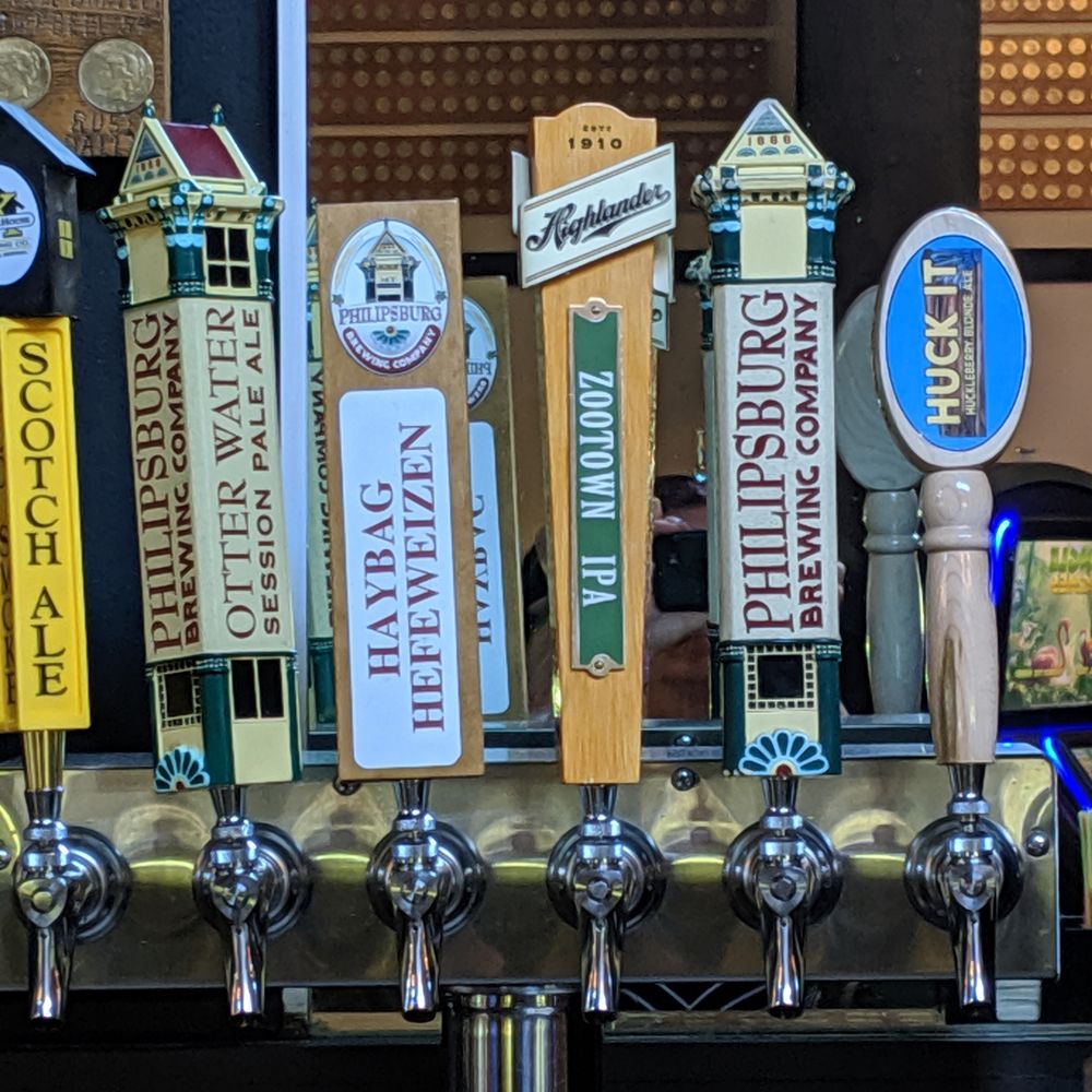50,000 Silver Dollar - Local beer taps in the lounge. - Landmarks & Historical Buildings Near Me - Haugan, Montana
