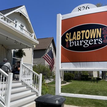 Slabtown Burgers - Outside - Burgers Near Me - Traverse City, Michigan Slabtown Burgers - Outside - Burgers Near Me - Traverse City, Michigan