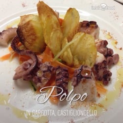 In Gargotta - Polpo con verdure e patate chips