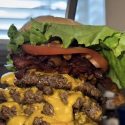 73 Grill - The Fat Boy Burger
