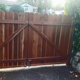 New gate from the yard New gate from the yard