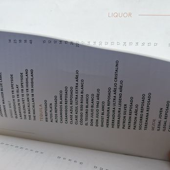 Moxies - a full drink menu - Cocktail Bars Near Me - Houston, Texas