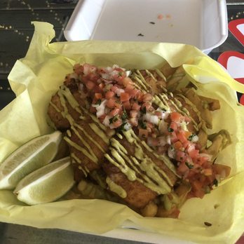 Fries Galore - Fish taco fries - Food Trucks Near Me - Apple Valley, California Fries Galore - Fish taco fries - Food Trucks Near Me - Apple Valley, California