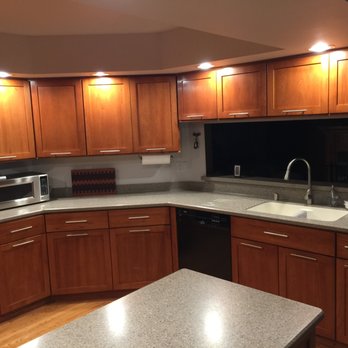 Kitchen Refacers - Select hickory with a golden hickory stain - Countertop Installation Near Me - Appleton, Wisconsin