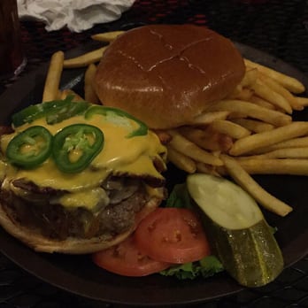 Tracks - Pino burger. Excellent. - Burgers Near Me - Cary, Illinois