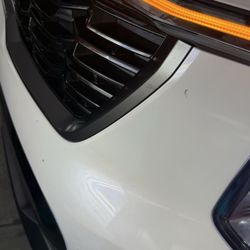 Front of car