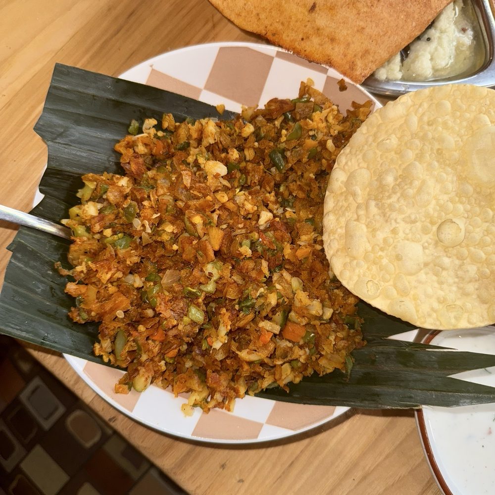 Vegetarian Kothu Porotta Vegetarian Kothu Porotta
