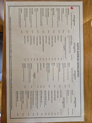 Menu photo 5 Biergarten Santa Barbara, CA Menu photo 5 Biergarten Santa Barbara, CA
