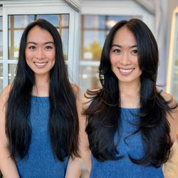 Diana Antes Studio - Layered haircut & voluminous blowout by Diana