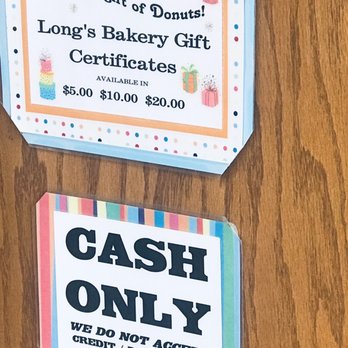 Long's Bakery - Sorry no credit cards or checks - Donuts Near Me - Indianapolis, Indiana