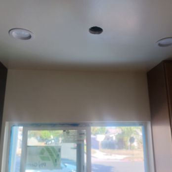Unique Restoration - Didn't center can lights - Damage Restoration Near Me - Los Angeles, California Unique Restoration - Didn't center can lights - Damage Restoration Near Me - Los Angeles, California
