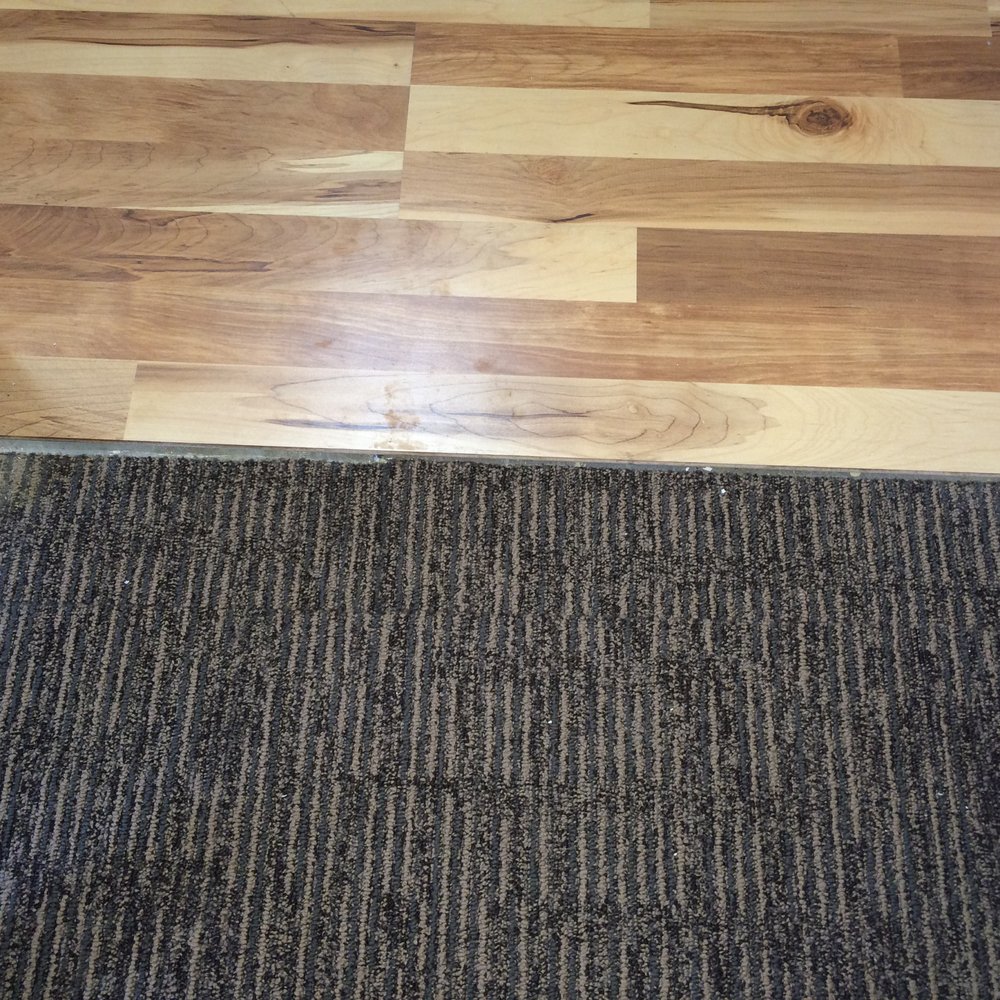 A & S Floors - Didn't put the strip in to cover the change in flooring. - Flooring Near Me - Benicia, California A & S Floors - Didn't put the strip in to cover the change in flooring. - Flooring Near Me - Benicia, California