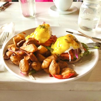 Toast on First - The Santa Barbara Benedict dish (without capers) was A+ and Country Potatoes were better than many brunch places out there. - Coffee & Tea Near Me - Whittier, California Toast on First - The Santa Barbara Benedict dish (without capers) was A+ and Country Potatoes were better than many brunch places out there. - Coffee & Tea Near Me - Whittier, California