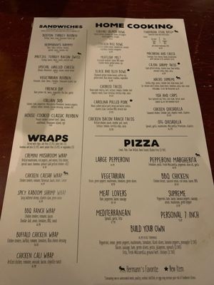 Menu photo 1 Hermann's Olde Town Grille Plymouth, MI