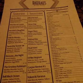 Bauhaus - Cocktail Bars Near Me - Orlando, Florida