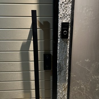 Venegas Construction Group - **BEFORE**
Notice the door handle is slanted and incorrectly aligned. Mickey Mouse job by the door installers from previous company. - Handyman Near Me - Los Angeles, California Venegas Construction Group - **BEFORE**
Notice the door handle is slanted and incorrectly aligned. Mickey Mouse job by the door installers from previous company. - Handyman Near Me - Los Angeles, California