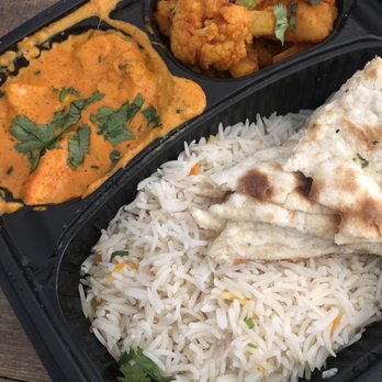 Tandav Indian Cuisine Halal Food - Lunch special - aloo gobi (cauliflower + potatoes) and chicken tikka masala (spicy) - Indian Near Me - Baltimore, Maryland Tandav Indian Cuisine Halal Food - Lunch special - aloo gobi (cauliflower + potatoes) and chicken tikka masala (spicy) - Indian Near Me - Baltimore, Maryland