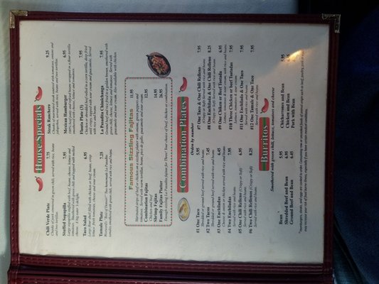 Menu photo 8 La Pasadita Inn Denver, CO