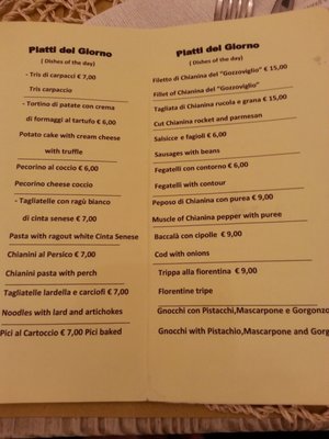 Menu photo 4 Il Gozzoviglio Cortona, AR