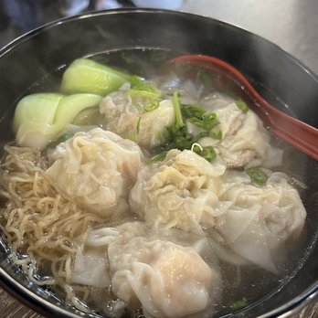 A+ Hong Kong Kitchen - N7. Shrimp and Pork Wonton Noodle Soup - Cantonese Near Me - Seattle, Washington