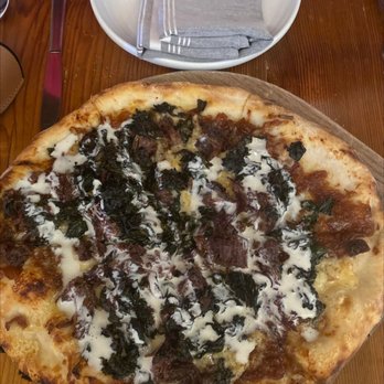 Intero Restaurant - Wagyu confit pizza - Italian Near Me - Austin, Texas Intero Restaurant - Wagyu confit pizza - Italian Near Me - Austin, Texas