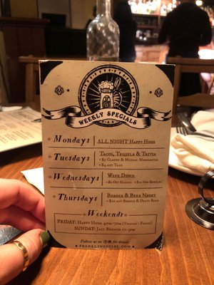 Menu photo 4 Franklin Social Jersey City, NJ