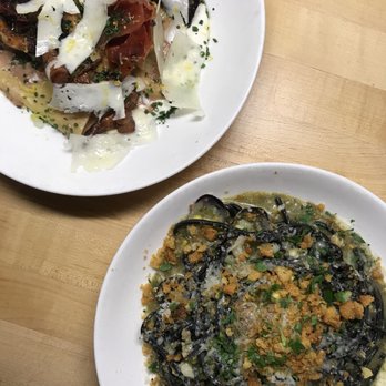 Grassa - Mandilli and squid ink pasta - Italian Near Me - Portland, Oregon