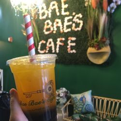 Bae Bae’s Cafe - Mango bubble tea