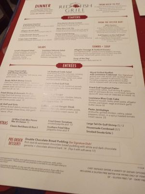 Menu photo 8 Red Fish Grill New Orleans, LA Menu photo 8 Red Fish Grill New Orleans, LA