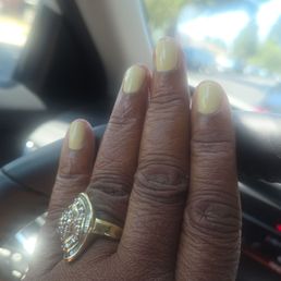 My manicure was pleased with the nail technician who also did my pedicure. She helped me with the color and was kind and professional.