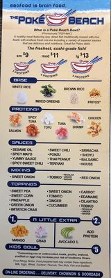 Menu photo 2 The Poke Beach Carson City, NV