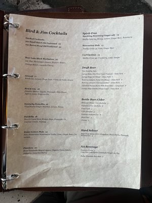 Menu photo 5 Bird & Jim Estes Park, CO Menu photo 5 Bird & Jim Estes Park, CO