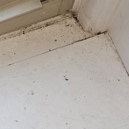 Corner of window