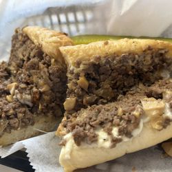 Riley's Cheesesteaks - Beef Cheesesteak with mushrooms. No veggies