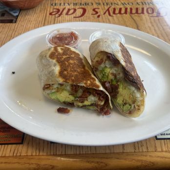 Tommy's Cafe - Breakfast burrito with no egg, add avocado - American Near Me - Renton, Washington Tommy's Cafe - Breakfast burrito with no egg, add avocado - American Near Me - Renton, Washington