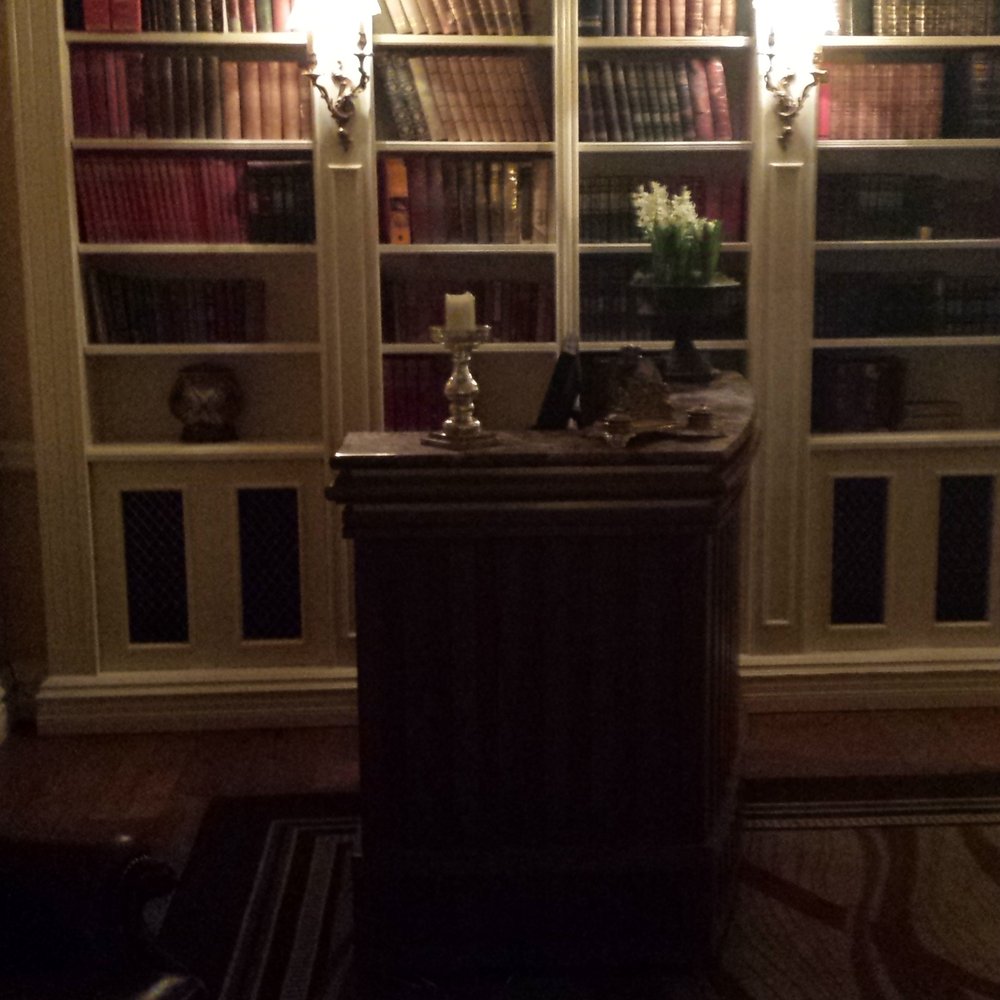 Galgorm Resort & Spa - Hotel reception area, who reads the books I wonder? - Hotels Near Me - Ballymena, BLA Galgorm Resort & Spa - Hotel reception area, who reads the books I wonder? - Hotels Near Me - Ballymena, BLA