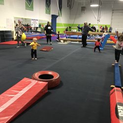 Water's Edge Gymnastics - Toodler time on Friday from 10-10:45. $5 each walking kid. Mine had a blast for indoor fun this winter weather mix day.
