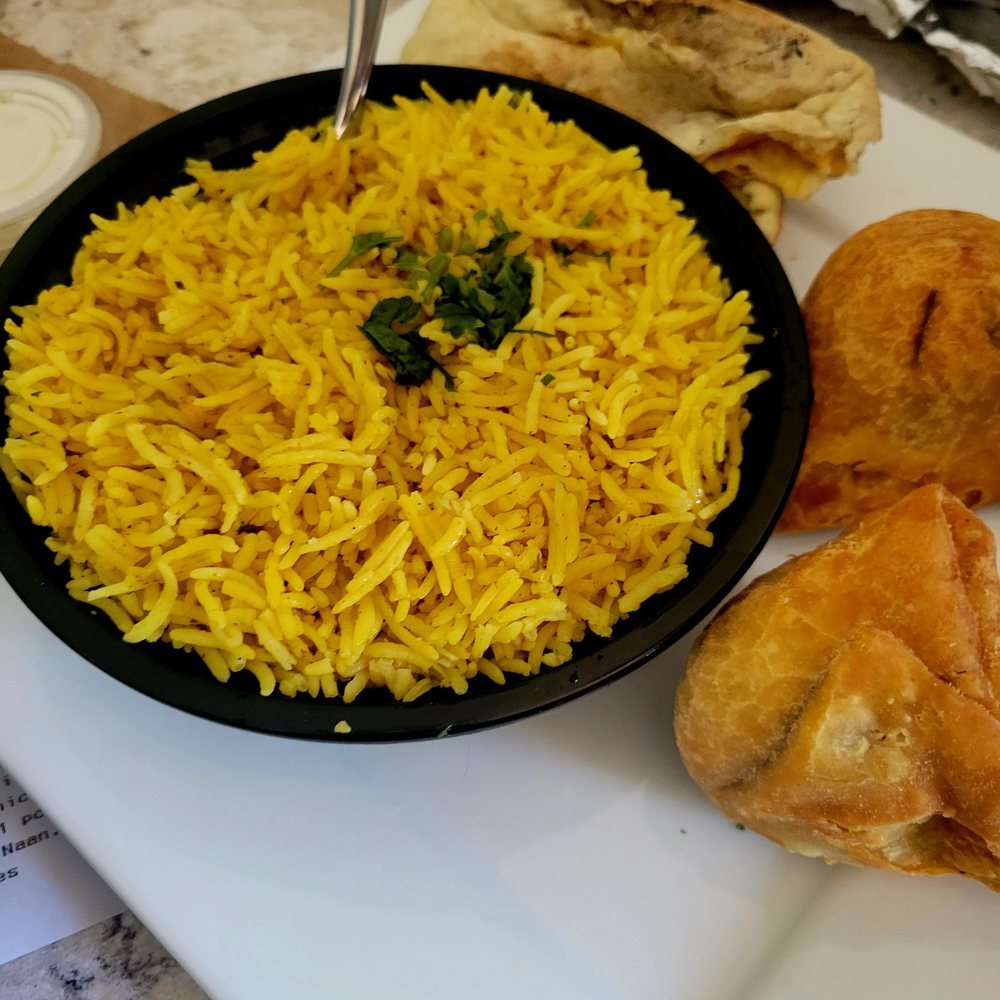 Alibaba Kebab - Side of rice and samosas - Kebab Near Me - Buffalo, New York Alibaba Kebab - Side of rice and samosas - Kebab Near Me - Buffalo, New York