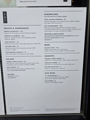 Menu photo 2 Ferment Brewing Company Hood River, OR Menu photo 2 Ferment Brewing Company Hood River, OR