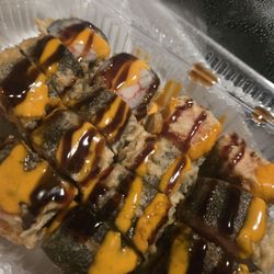JT Sushi - Deep fried spicy crab rolls and chicken sticks ! Jt is our go to sushi place! Great portion sizes! Delicious every time
