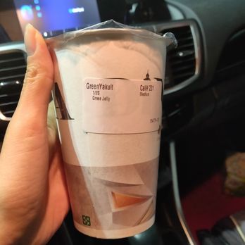 Ding Tea - Green tea yakult (50% sweet) with grass jelly - Coffee & Tea Near Me - San Diego, California Ding Tea - Green tea yakult (50% sweet) with grass jelly - Coffee & Tea Near Me - San Diego, California