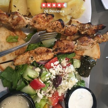 Opa Greek Grill - Souvlaki Platter - Greek Near Me - Warwick, New York