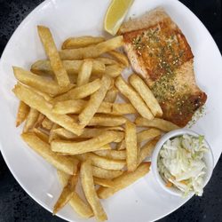 Halibut House - Salmon meal