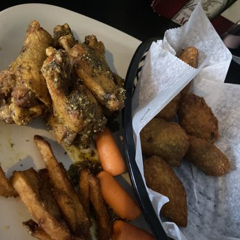 Lendy's Cafe - Lemon pepper wings with jalapeño poppers. - Chicken Wings Near Me - Virginia Beach, Virginia