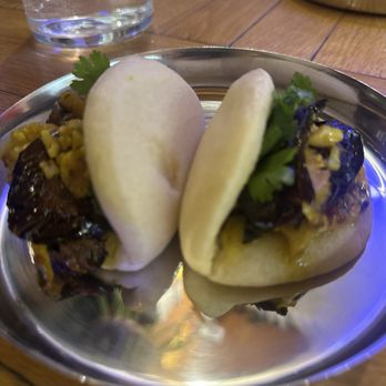 Superkhana International - Eggplant bao - Indian Near Me - Chicago, Illinois Superkhana International - Eggplant bao - Indian Near Me - Chicago, Illinois