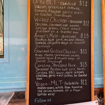 Low-Co Motion - a chalkboard with a menu on it - Food Trucks Near Me - Atlanta, Georgia Low-Co Motion - a chalkboard with a menu on it - Food Trucks Near Me - Atlanta, Georgia