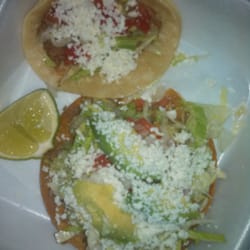El Gordo Taqueria - Bean taco and tostada