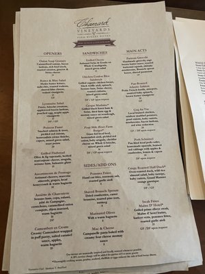 Menu photo 3 Chamard Bistro Clinton, CT